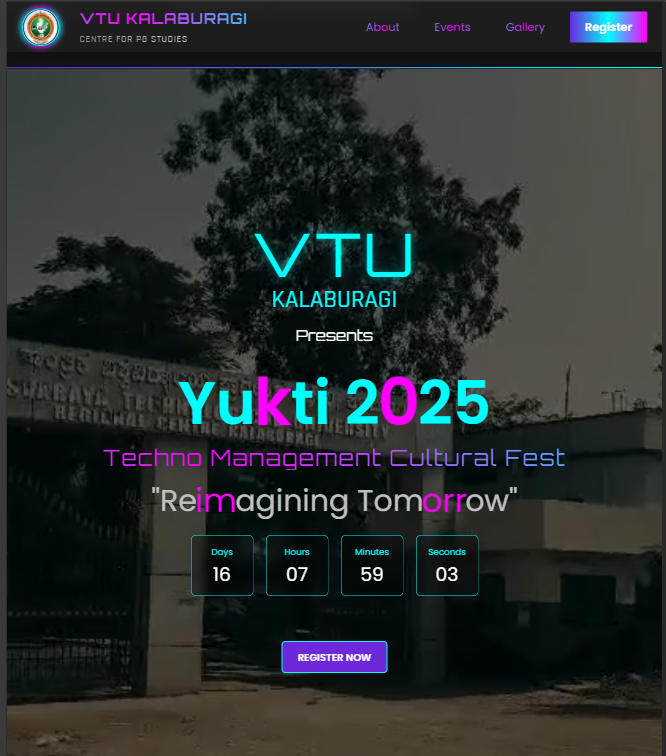 College Fest Website